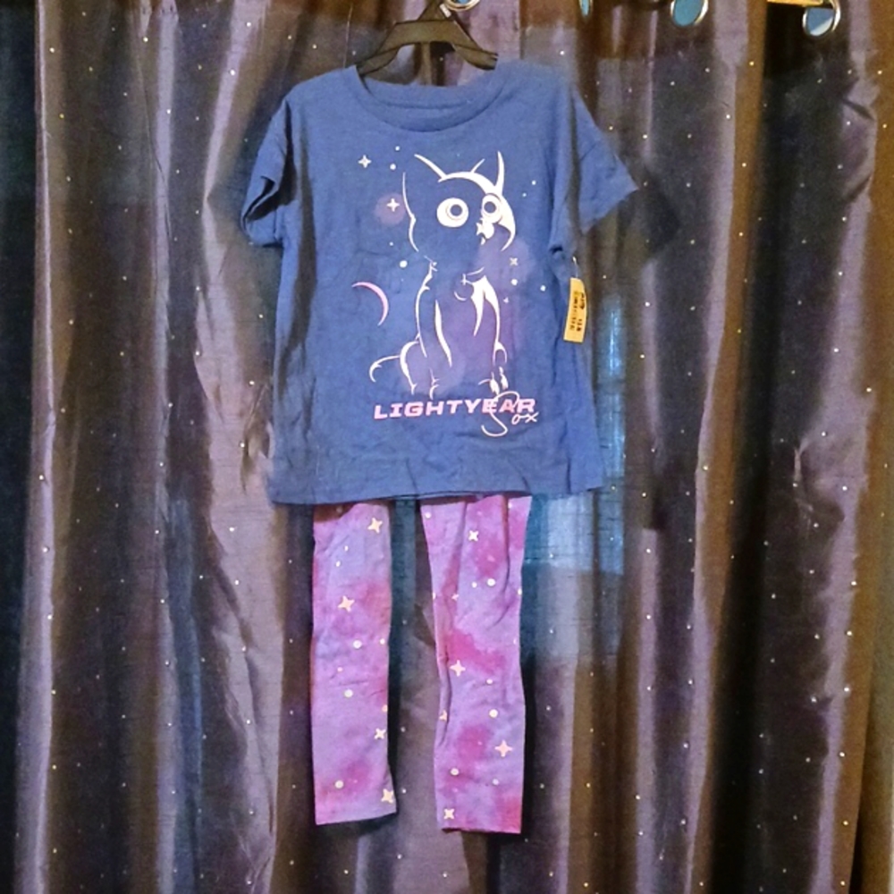 Disney LightYear Sox Legging and t-shirt sets sizes 4 & 6x